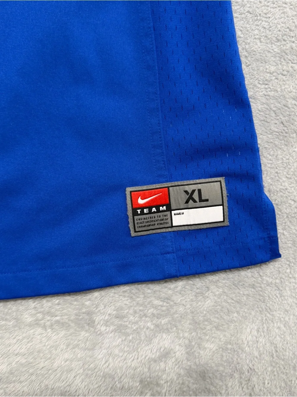 Nike Youth Boys XL Kentucky Wildcats Football Jersey Blue Checkered